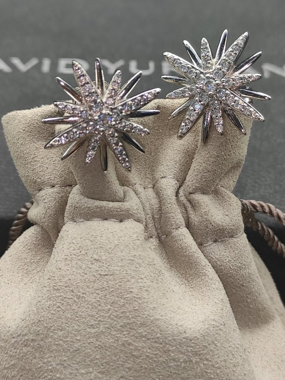 ✨David Yurman Starburst Diamond Earrings✨